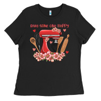 Black bake same one happy Ladies Tee - MaliasSmallBusiness