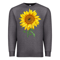 Charcoal Heather Bambino Sunflower Premium Sweatshirt - LillyAllenDesigns