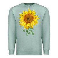 Seafoam Bambino Sunflower Premium Sweatshirt - LillyAllenDesigns