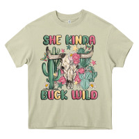 Mossy she kinda buck wild Heavy Core Tee - MaliasSmallBusiness