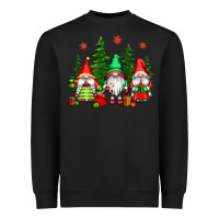 Black christmas gnomies Heavyweight Sweatshirt - CowGirlArtShop