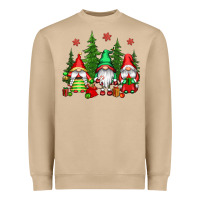 Mushroom christmas gnomies Heavyweight Sweatshirt - CowGirlArtShop