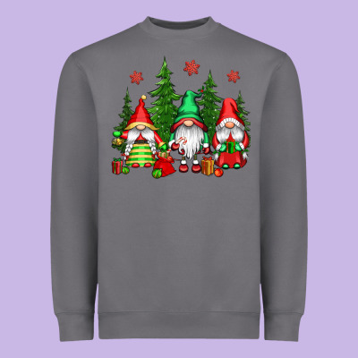 Christmas Gnomies Heavyweight Sweatshirt Designed By Cowgirlartshop