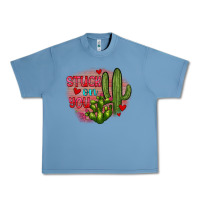 Pebble Blue stuck on you cactus Urban Heavy Tee - JahusDesignShop
