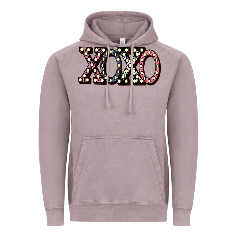 Xoxo Digital Valentines Day Vintage Hoodie by Bettercallsaul | Teevron