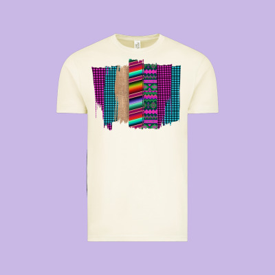 Western Farm Life Serape Brush Stroke Vintage Tee Designed By Bettercallsaul