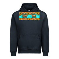 Navy Thankful mama mama mama Urban Hoodie - Artiststas