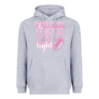 Heather Grey Together WE Fight Heavyweight Hoodie - CowhideDigitalArt