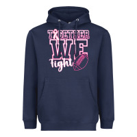 Navy Together WE Fight Heavyweight Hoodie - CowhideDigitalArt