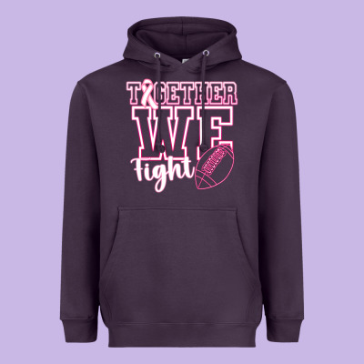 Together We Fight Heavyweight Hoodie Designed By Cowhidedigitalart