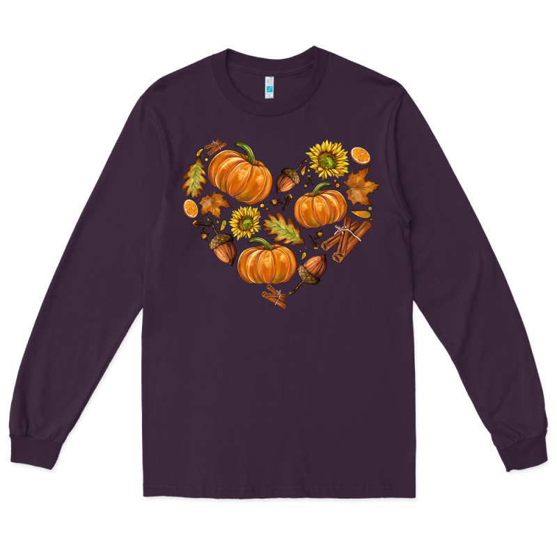 Fall Heart Long Sleeve Tee by texasbilliewilder | Teevron
