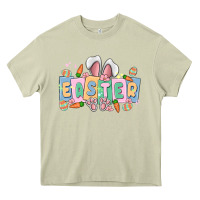 Mossy easter  rabbit Heavy Core Tee - MaliasSmallBusiness
