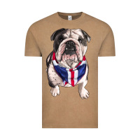 Vintage Coffee English Dog Vintage Tee - RanaPortraitStore