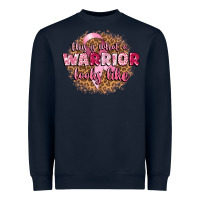 Navy this is what a warrior looks like Heavyweight Sweatshirt - CowGirlArtShop