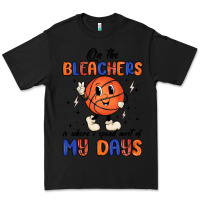 Black on the bleachers is where i spend most of my days Premium Tee - MaliasSmallBusiness