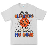 Dove Grey on the bleachers is where i spend most of my days Premium Tee - MaliasSmallBusiness