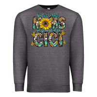 Charcoal Heather only the best moms get promoted to cici Premium Sweatshirt - CowhideDigitalArt
