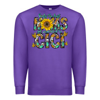 Purple only the best moms get promoted to cici Premium Sweatshirt - CowhideDigitalArt
