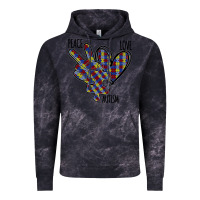 Cloud Black Peace Love Autism Vintage Hoodie - Bettercallsaul
