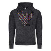 Peace Love Autism Vintage Hoodie | Teevron