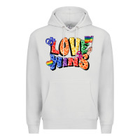 Dove Grey Love wins Premium Hoodie - FaDigitalArtStudio