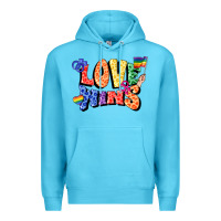 Ocean Blue Love wins Premium Hoodie - FaDigitalArtStudio