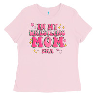 Bubblegum Pink in my wrestling mom era Ladies Tee - MaliasSmallBusiness