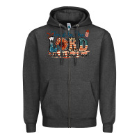 Charcoal Heather Trust in the lord with all your heart Zipper Hoodie - FaDigitalArtStudio