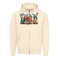 Sandshell Trust in the lord with all your heart Zipper Hoodie - FaDigitalArtStudio