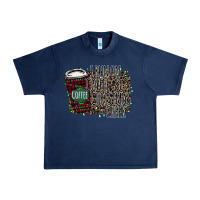 Navy I Run on Coffee and Christmas Cheer Urban Heavy Tee - Bettercallsaul