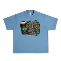 Pebble Blue I Run on Coffee and Christmas Cheer Urban Heavy Tee - Bettercallsaul