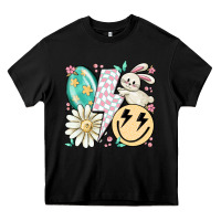 Black retro easter Heavy Core Tee - MaliasSmallBusiness