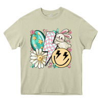 Mossy retro easter Heavy Core Tee - MaliasSmallBusiness