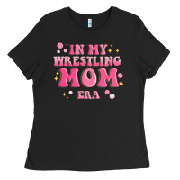 Black in my wrestling mom era Ladies Tee - MaliasSmallBusiness