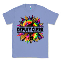 Colony Blue deputy clerk tie dye sunflower Classic Tee - Jasminsmagicworld
