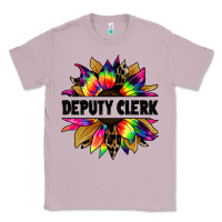 Lilac deputy clerk tie dye sunflower Classic Tee - Jasminsmagicworld