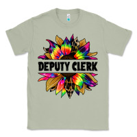 Matcha deputy clerk tie dye sunflower Classic Tee - Jasminsmagicworld