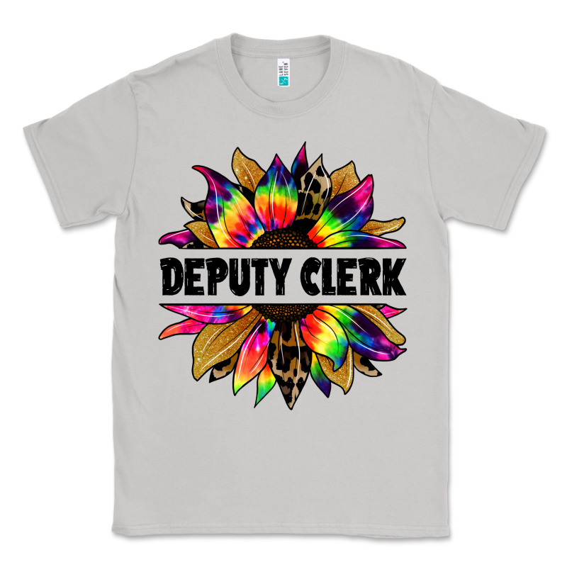 Deputy Clerk Tie Dye Sunflower Classic Tee by Jasminsmagicworld | Teevron