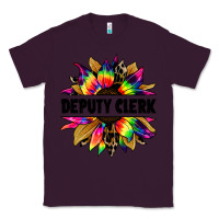 Plum deputy clerk tie dye sunflower Classic Tee - Jasminsmagicworld