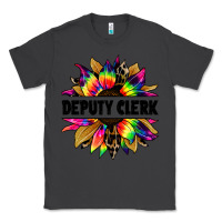 Smoke deputy clerk tie dye sunflower Classic Tee - Jasminsmagicworld