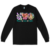 Black Peace love Easter Long Sleeve Tee - NancyCooperArtShop