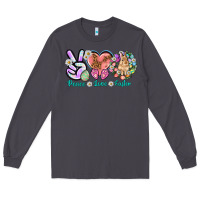 Smoke Peace love Easter Long Sleeve Tee - NancyCooperArtShop