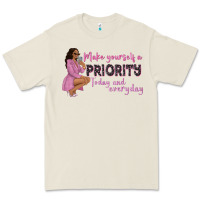 Bone make yourself a priority today and everyday afro w Premium Tee - NancyCooperArtShop
