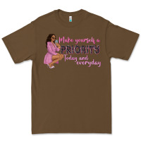 Cacao make yourself a priority today and everyday afro w Premium Tee - NancyCooperArtShop