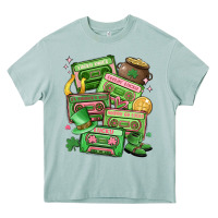 Arona st patrick's day cassette tapes Heavy Core Tee - MaliasSmallBusiness