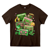 St Patrick's Day Cassette Tapes Heavy Core Tee | Teevron