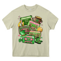 Mossy st patrick's day cassette tapes Heavy Core Tee - MaliasSmallBusiness