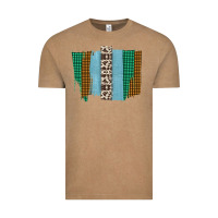 Vintage Coffee Western Farm Life Cowhide Brush Strokes Vintage Tee - Bettercallsaul