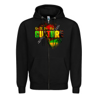 Black Do it for the culture Zipper Hoodie - FaDigitalArtStudio