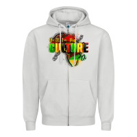 Dove Grey Do it for the culture Zipper Hoodie - FaDigitalArtStudio